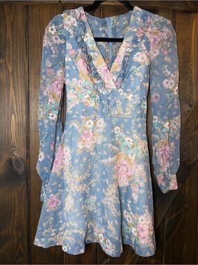 Vintage Jody T of California 1970’s Dress Junior Size 7 Floral Boho Cottagecore
